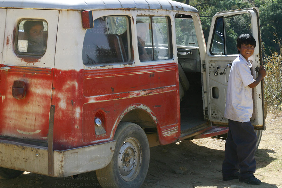 [Photograph: Our Vehicle and Guides]